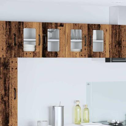 Dulap suspendat de bucătărie cu raft Lemn Vechi 60 x 31 x 40 cm GartenMobel Dekor