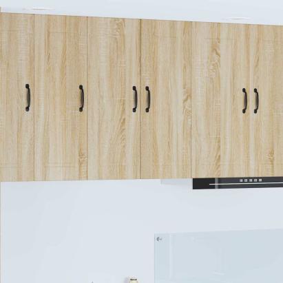 Dulap suspendat de bucătărie cu raft cu ușă 2 pcs Stejar Sonoma GartenMobel Dekor