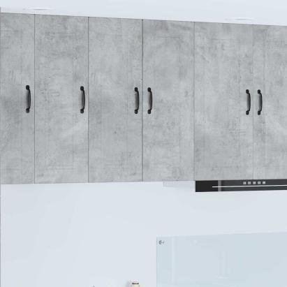 Dulap suspendat de bucătărie Gri din beton 30 x 31 x 80 cm GartenMobel Dekor