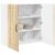 Dulap suspendat de bucătărie Stejar Sonoma 80 x 31 x 80 cm GartenMobel Dekor