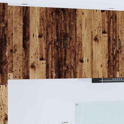 Dulap suspendat de bucătărie cu raft Lemn Vechi 80 x 31 x 80 cm GartenMobel Dekor