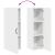 Dulap suspendat de bucătărie cu ușă Alb lucios 30 x 31 x 100 cm GartenMobel Dekor