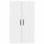 Dulap suspendat de bucătărie cu ușă Alb lucios 60 x 31 x 100 cm GartenMobel Dekor