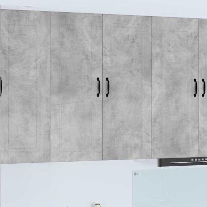 Dulap suspendat de bucătărie Gri din beton 80 x 31 x 100 cm GartenMobel Dekor