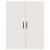 Dulap suspendat de bucătărie cu ușă Alb lucios 80 x 31 x 100 cm GartenMobel Dekor
