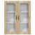 Dulap suspendat de bucătărie Stejar Sonoma 80 x 31 x 100 cm GartenMobel Dekor