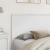 Tăblie cap cu headboard Alb 200 cm Lemn compozit GartenMobel Dekor
