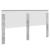 Tăblie cap cu headboard Gri din beton 200 cm Lemn compozit GartenMobel Dekor