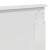 Tăblie cap cu headboard Alb lucios 200 cm Lemn compozit GartenMobel Dekor