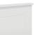 Tăblie cap cu headboard Alb lucios 200 cm Lemn compozit GartenMobel Dekor