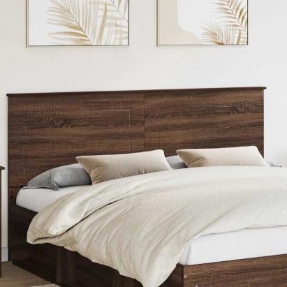 Tăblie cap cu headboard Stejar închis 200 cm Lemn compozit GartenMobel Dekor