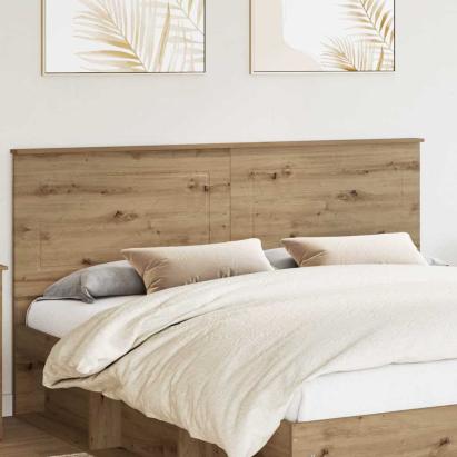 Tăblie cap cu headboard Stejar Artizanal 200 cm Lemn compozit GartenMobel Dekor