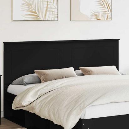Tăblie cap cu headboard Stejar Negru 180 cm Lemn compozit GartenMobel Dekor