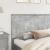 Tăblie cap cu headboard Gri din beton 180 cm Lemn compozit GartenMobel Dekor