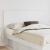 Tăblie cap cu headboard Alb 160 cm Lemn compozit GartenMobel Dekor
