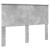 Tăblie cap cu headboard Gri din beton 160 cm Lemn compozit GartenMobel Dekor