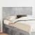 Tăblie cap cu headboard Gri din beton 160 cm Lemn compozit GartenMobel Dekor
