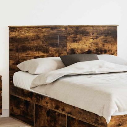 Tăblie cap cu headboard Stejar fumuriu 150 cm Lemn compozit GartenMobel Dekor