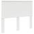 Tăblie cap cu headboard Alb lucios 135 cm Lemn compozit GartenMobel Dekor