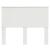 Tăblie cap cu headboard Alb lucios 135 cm Lemn compozit GartenMobel Dekor
