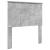 Tăblie cap cu headboard Gri din beton 80 cm Lemn compozit GartenMobel Dekor