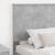 Tăblie cap cu headboard Gri din beton 80 cm Lemn compozit GartenMobel Dekor