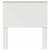Tăblie cap cu headboard Alb 75 cm Lemn compozit GartenMobel Dekor