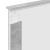Tăblie cap cu headboard Gri din beton 75 cm Lemn compozit GartenMobel Dekor