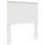 Tăblie cap cu headboard Alb lucios 75 cm Lemn compozit GartenMobel Dekor