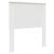 Tăblie cap cu headboard Alb lucios 75 cm Lemn compozit GartenMobel Dekor