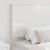 Tăblie cap cu headboard Alb lucios 75 cm Lemn compozit GartenMobel Dekor