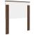 Tăblie cap cu headboard Stejar închis 75 cm Lemn compozit GartenMobel Dekor