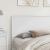 Tăblie cap cu headboard Alb 200 cm Lemn compozit GartenMobel Dekor