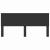Tăblie cap cu headboard Stejar Negru 200 cm Lemn compozit GartenMobel Dekor
