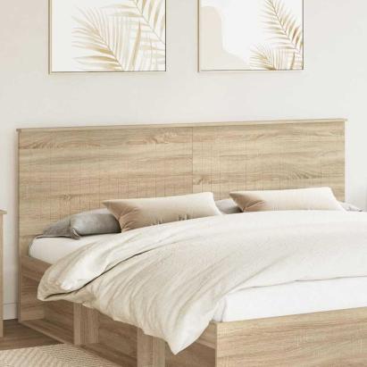 Tăblie cap cu headboard Stejar Sonoma 200 cm Lemn compozit GartenMobel Dekor