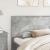 Tăblie cap cu headboard Gri din beton 200 cm Lemn compozit GartenMobel Dekor