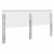 Tăblie cap cu headboard Gri din beton 200 cm Lemn compozit GartenMobel Dekor