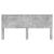 Tăblie cap cu headboard Gri din beton 200 cm Lemn compozit GartenMobel Dekor