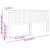 Tăblie cap cu headboard Gri Sonoma 200 cm Lemn compozit GartenMobel Dekor
