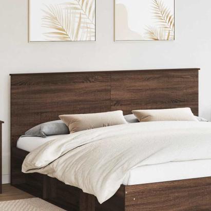 Tăblie cap cu headboard Stejar închis 200 cm Lemn compozit GartenMobel Dekor