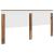 Tăblie cap cu headboard Lemn Vechi 200 cm Lemn compozit GartenMobel Dekor