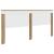 Tăblie cap cu headboard Stejar Artizanal 200 cm Lemn compozit GartenMobel Dekor