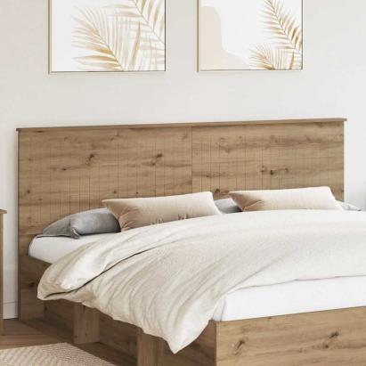 Tăblie cap cu headboard Stejar Artizanal 200 cm Lemn compozit GartenMobel Dekor