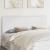 Tăblie cap cu headboard Alb 180 cm Lemn compozit GartenMobel Dekor