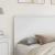Tăblie cap cu headboard Alb 180 cm Lemn compozit GartenMobel Dekor