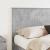 Tăblie cap cu headboard Gri din beton 150 cm Lemn compozit GartenMobel Dekor