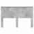 Tăblie cap cu headboard Gri din beton 150 cm Lemn compozit GartenMobel Dekor
