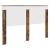 Tăblie cap cu headboard Stejar fumuriu 150 cm Lemn compozit GartenMobel Dekor