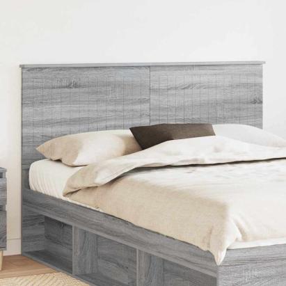 Tăblie cap cu headboard Gri Sonoma 150 cm Lemn compozit GartenMobel Dekor