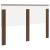 Tăblie cap cu headboard Stejar închis 150 cm Lemn compozit GartenMobel Dekor